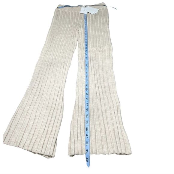 Anine Bing Val Pant in Cream - Picture 7 of 10